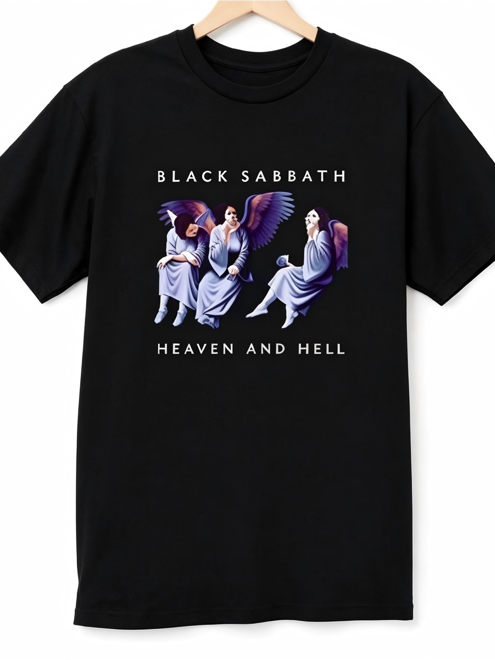 Sabbath Heaven And Hell Graphics Womens Mens T-shirt Unisex